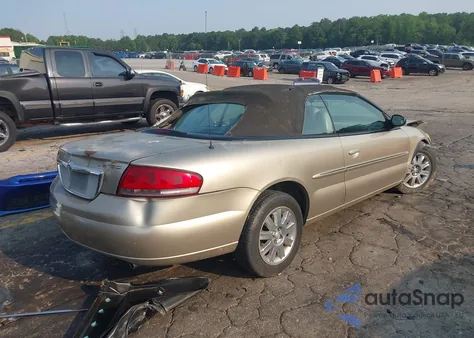 2004 Chrysler Sebring Limited z USA, uszkodzony, nr VIN 1C3EL65R64N322002